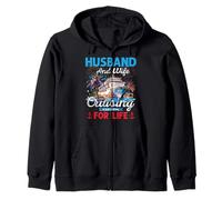 Marido Y Esposa Cruising Partners For Life Crucero De Luna De Miel Sudadera con Capucha