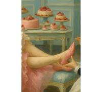 Marie Antoinette aesthetic: Pastel Rococo Notebook for beautiful Dreams, Tea Thoughts & Cake Plans: Tea addicts & Shoe lovers - blank Notebook to use ... Keeper - Lovely Gift for Elegant people