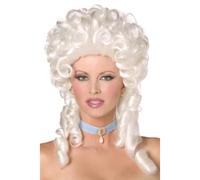 Marie Antoinette Peluca Blanco Rizado Barroco Vitctorian Mujer Disfraz Nuevo