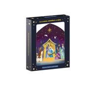 Marie Curie Chairty - Tarjetas de Navidad de belén de lujo, paquete de 10 con sobres