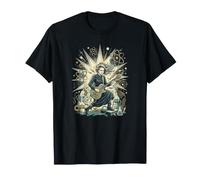 Marie Curie Fan de la Historia Retro Ciencia Guitarrista Música Guitarra Camiseta