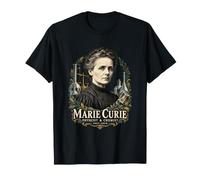 Marie Curie Físico Químico Ciencia Historia Retrato Camiseta