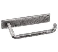 Marie Décor Soporte de Papel higiénico de Hierro Forjado Hecho a Mano, Accesorios de baño de Hierro, decoración de Granja, Vintage, Occidental, rústica, fácil de Instalar, Fuerte y Resistente Soporte