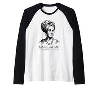 Marie LAVEAU Reina Vudú Camiseta Manga Raglan