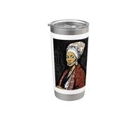 Marie Laveau - Reina Vudú de Nueva Orleans Artwork Vaso térmico de acero inoxidable de doble pared