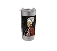 Marie Laveau - Reina Vudú de Nueva Orleans Artwork Vaso térmico de acero inoxidable de doble pared