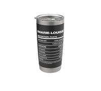 Marie-Louise Datos de Nutrición Nombre Gracioso Vaso térmico de acero inoxidable de doble pared