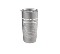 Marie-Louise Datos de Nutrición Nombre Gracioso Vaso térmico de acero inoxidable de doble pared
