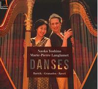 Marie-Pierre Langlamet - Danses; Bela Bartok; Cesar Franck; Enrique Granados; Ernesto Lecuona; Isaac Albeniz; Jean-Michel Damase; Manuel de Falla; Maurice Ravel; Ottorino Respighi