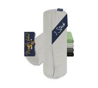 Marie´s Home 2 fundas de almohada Velvety Soft para cojín cervical 1615.2355, aprox. 40 x 15 cm, color plateado