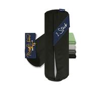 Marie´s Home 2 fundas de almohada Velvety Soft para reposacabezas 1615.2355, aprox. 40 x 15 cm, negro