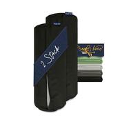 Marie´s Home 2 x Fundas para Cojín Cervical 40 x 15 cm 1613.2353 Negro