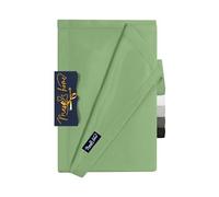 Marie´s Home Laken Velvety Soft 1614.2354 - Sábana bajera (240 x 275 cm), color salvia