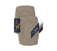 Marie´s Home Silk Pillowcase 1627.2372 - Juego de 2 fundas de almohada para cojín cervical, funda de almohada ajustable y funda de almohada, talla M, color arena