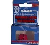 Maries tapones oído látex antiruidos 2uds