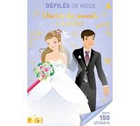 Mariés du monde à habiller: Avec 140 stickers
