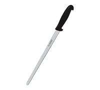 Marietti 1141P PROSCIUTTO STRETTO - Cuchillo de rebanar (hoja lisa, 28 cm), color negro