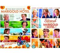 Marigold Hotel 1-2 Complete DVD Collection : The Best Exotic Marigold Hotel / The Second Best Exotic Marigold Hotel + Special features by Maggie Smith