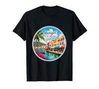 Marigot St Maarten Martin, Casas Coloridas Camiseta gráfica económica