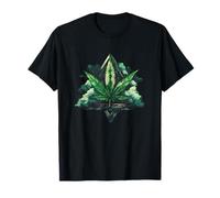 Marihuana Hoja Cannabis Kiffer Cáñamo Amor Camiseta