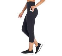 Marika Cameron Leggings de Tobillo de Talle Alto con Control de Abdomen para Mujer, Mujer, Legging por el Tobillo, MLL0807A, Negro, S