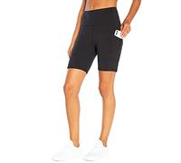 Marika Pantalón Corto Lucy de Talle Alto para Mujer - MLS0292A, Lucy Short de Talle Alto con Control de Barriga, S, Negro