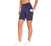 Marika Pantalones Cortos Lucy High Rise Tummy Control Shor para Mujer, Mujer, Bermudas, MLS0292A, Azul Medianoche, Small