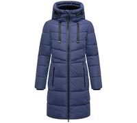 MARIKOO Abrigo de invierno para mujer, abrigo acolchado cálido, largo con capucha ajustable y cuello alto Natsukoo XVI XS-6XL, L