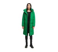 MARIKOO Abrigo de invierno para mujer (XS-6XL) - Acolchado largo con capucha desmontable y bolsillos magnéticos - N057, Verde esmeralda, XL