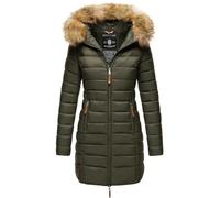 Marikoo B647 Chaqueta de invierno para mujer, acolchada, larga