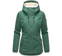 Marikoo Bikoo - Chaqueta de invierno con capucha para mujer XS-3XL, Verde polvoriento., L