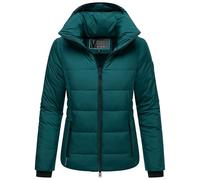 MARIKOO Chaqueta acolchada básica Radaa corta con capucha para mujer, tallas XS-6XL, Evergreen., XXL