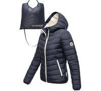 MARIKOO Chaqueta de entretiempo 'Pack Mich Ein' navy / blanco natural L navy / blanco natural