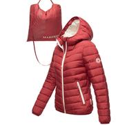 MARIKOO Chaqueta de entretiempo 'Pack Mich Ein' rojo / blanco XL rojo / blanco