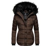 MARIKOO Chaqueta de invierno 'Lotusblüte' marrón / negro XS marrón / negro