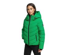MARIKOO Chaqueta de invierno para mujer (XS-3XL), impermeable, cálida, capucha extraíble, resistente al viento, chaqueta acolchada, cuello alto, 4 bolsillos, cremallera extendida