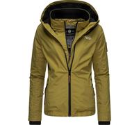 MARIKOO Chaqueta funcional 'Erdbeere' oliva / negro L oliva / negro