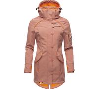 MARIKOO Chaqueta funcional 'Soulinaa' marrón claro / naranja S marrón claro / naranja