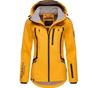 MARIKOO Chaqueta softshell impermeable para mujer para primavera y otoño Mount-Cho-Oyu XS-XXL, Amarillo., S