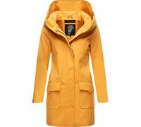 MARIKOO Mayleen - Chaqueta de entretiempo para mujer, impermeable, transpirable, con capucha, tallas XS-3XL, Amarillo., XS
