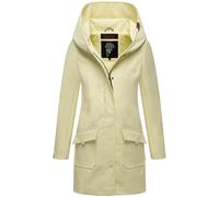 MARIKOO Mayleen - Chaqueta de entretiempo para mujer, impermeable, transpirable, con capucha, tallas XS-5XL, Color amarillo pastel., S