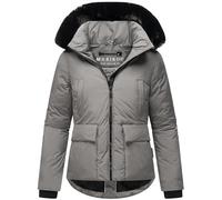 MARIKOO Morinaa XVI - Chaqueta de invierno para mujer con capucha y piel sintética extraíble (talla XS-XXL)