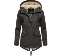 MARIKOO Parca de invierno 'Manolya' antracita / blanco lana M antracita / blanco lana