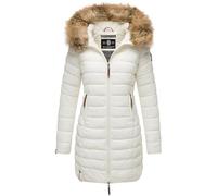 Marikoo Rose Abrigo de invierno para mujer Blanco Crudo M