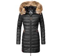 Marikoo Rose Abrigo de invierno para mujer Negro M