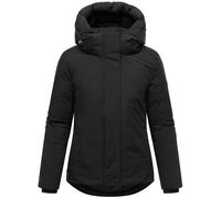 MARIKOO Yeminaa - Chaqueta de invierno para mujer con capucha ajustable, talla XS-3XL, Negro , M
