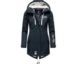 Marikoo Zimtzicke Outdoor transición Chaqueta Funcional para Mujer Puntos Marinos S