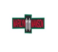 Marilyn Manson Manson_1 parche patch bordado con logotipo para planchar de hierro en apliques