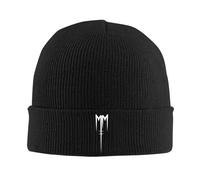 Marilyn Manson Music Tour Gorro de Punto para Hombres Mujeres Gorros de Gorro cálidos para Invierno