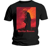 Marilyn Manson - T-Shirt # L Black Unisex # Mad Monk
